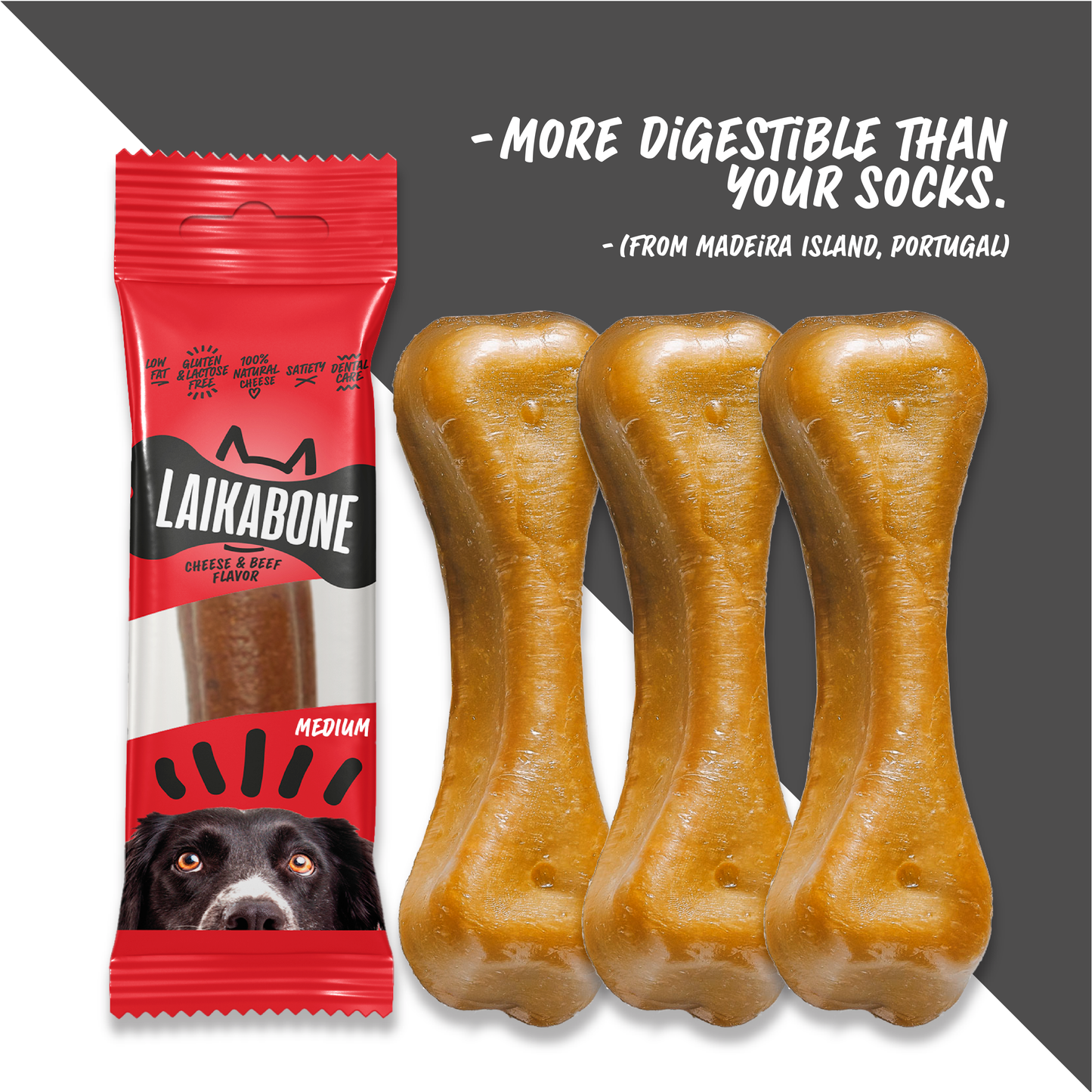 Dog treat Cheese & Beef chew (Box)